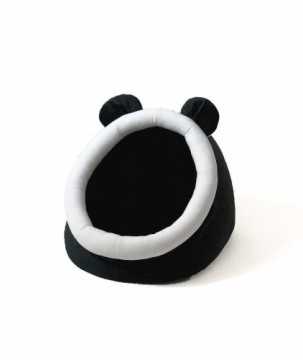 GO GIFT cat bed - black and white - 40x45x34 cm