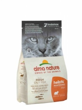 ALMO NATURE Holistic Adult with oily fish - Dry Cat Food - 400 g