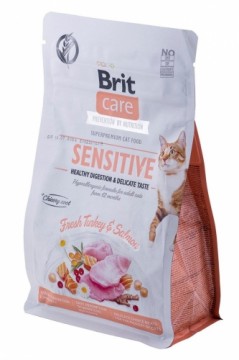 BRIT Care Grain-Free Sensitive Turkey&Salmon - dry cat food - 400 g