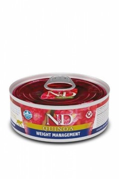 Wet cat food - FARMINA N&D CAT QUINOA WEIGHT MANAGEMENT ADULT 70g