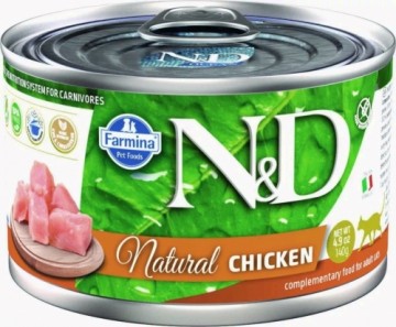 FARMINA N&D Cat Natural Chicken - wet cat food - 140 g