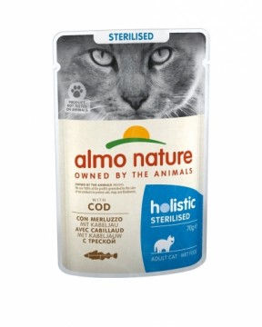 Almo Nature Holistic Sterilised with Cod - 70g