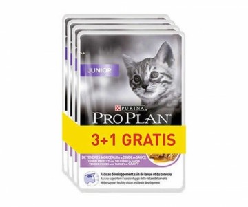 PURINA Pro Plan Junior Turkey - wet cat food - 85g 3+1