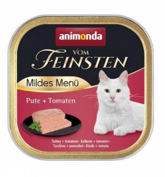 ANIMONDA vom Feinsten Mildes Menu Turkey with tomatoes - wet cat food - 100 g