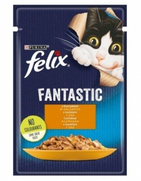 FELIX Fantastic with chicken in jelly - wet cat food - 85g