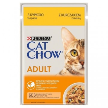 Purina Nestle PURINA CAT CHOW Adult chicken zucchini jelly 85g