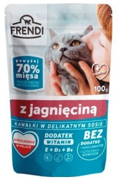 FRENDI Pieces in lamb sauce - wet cat food - 100 g