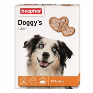 Витаминная добавка: Beaphar DOGGY&#039;S Lever, 75 таб.: со вкусом печени для собак.