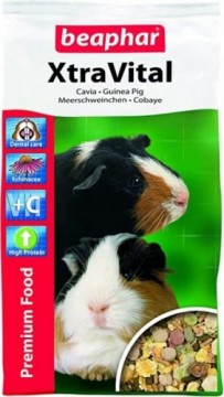 Barība jūras cūciņām : Beaphar Xtra Vital Guinea Pig Food, 2,5kg 