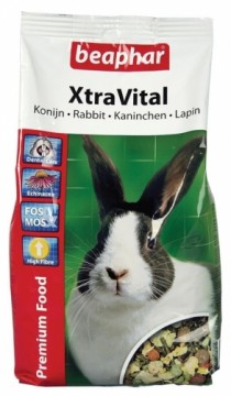 Barība trušiem : Beaphar Xtra Vital Rabbit Food, 1kg