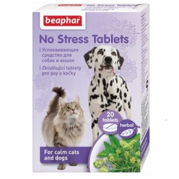 Успокаивающее средство : Beaphar No stress Tablets Dog|Cat, 20 табл.