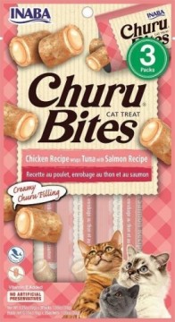 INABA Churu Bites Chicken with tuna and salmon - cat treats - 3x10 g