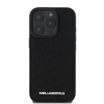 Karl Lagerfeld PU Quilted Pattern Case for iPhone 16 Pro Max Black