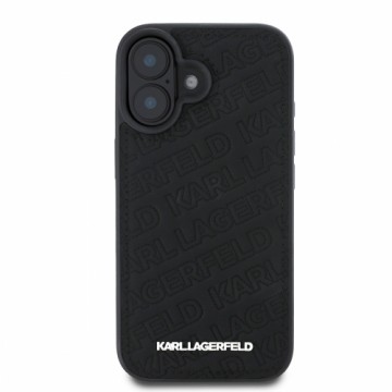 Karl Lagerfeld PU Quilted Pattern Case for iPhone 16 Black