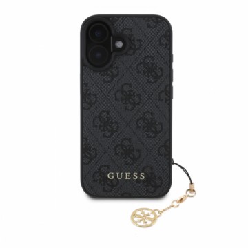 Guess 4G Charm Case for iPhone 16 Plus Tone on Tone Grey