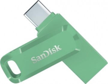 Zibatmiņa SanDisk Ultra Dual Drive Go USB-A | USB Type-C 64GB Absinthe Green