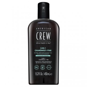 American Crew 3-in-1 Chamolie + Pine Shampoo, Conditioner and Shower Gel 450 ml