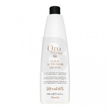 Fanola Oro Therapy 24k Gold Activator Oro Puro developing emulsion for all hair types 6% 20 Vol. 1000 ml