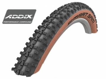 Tire 29" Schwalbe Smart Sam HS 476, Perf Wired 57-622 / 29x2.25 Addix Bronze-Skin