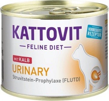 KATTOVIT Feline Diet Urinary Veal - wet cat food - 185g