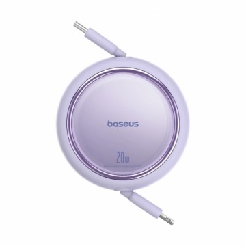 Baseus Free2Pull retractable USB-C | Lightning cable 20W 1m - purple