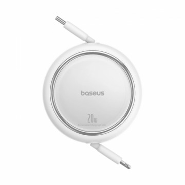 Baseus Free2Pull retractable USB-C | Lightning cable 20W 1m - white