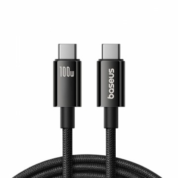 Baseus Tungsten Gold USB-C 3.2 | USB-C 3.2 cable 100W 4K 60Hz 1.5m - black