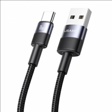 USAMS Kabel USB na USB-C 3A 1,2 Fast Charging stalowy|tarnish SJ718USBSG01 (US-SJ718)