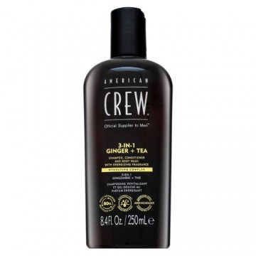 American Crew 3-in-1 Ginger + Tea Shampoo, Conditioner and Shower Gel 250 ml