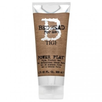 Tigi Bed Head For Men Power Play Firm Finish Gel želeja matiem ar vidēju fiksāciju 200 ml