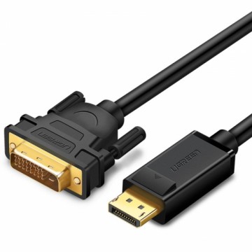 DisplayPort to DVI Cable UGREEN DP103, FullHD, unidirectional, 2m (black)