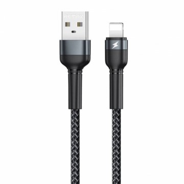 Remax USB - Lightning cable charging data transfer 2,4 A 1 m black (RC-124i black)