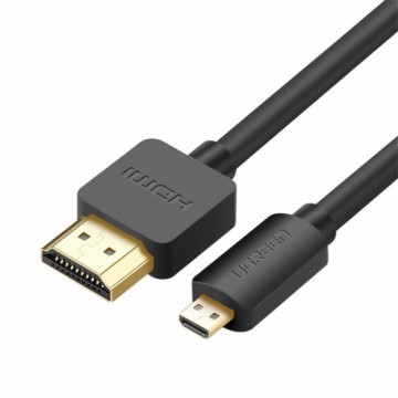 Ugreen HDMI - micro HDMI kabelis 19 pin 2.0v 4K 60Hz 30AWG 1,5m melns (30102)