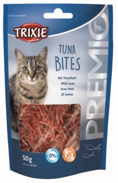 Лакомства для кошек : Trixie Premio Tuna Bites, 50 г