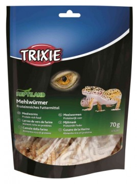 Trixie Gardums reptiļiem: Mealworms, dried, 70 g