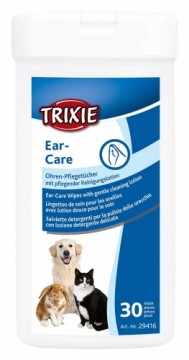 For ear hygiene : Trixie Ear Care Wipes 30 pcs. Wet Wipes