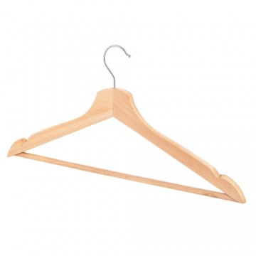 Wooden clothes hangers Springos HG0001 set of 3