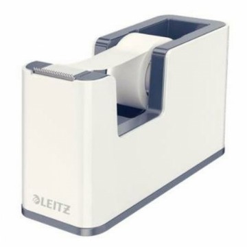 Sellotape Dispenser Leitz Wow Dual Grey White (5,1 x 7,6 x 12, 6 cm)