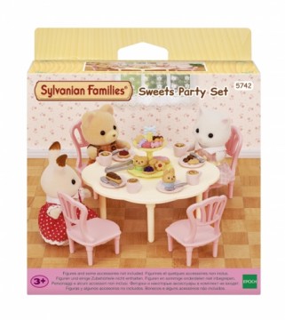 SYLVANIAN FAMILIES Rotaļu komplekts Saldumu ballīte