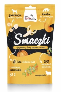 SYTA MICHA Treats with lamb, pumpkin, banana and apricot - dog treat - 80g