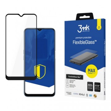 Oppo A16|A16s Black - 3mk FlexibleGlass Max™ screen protector