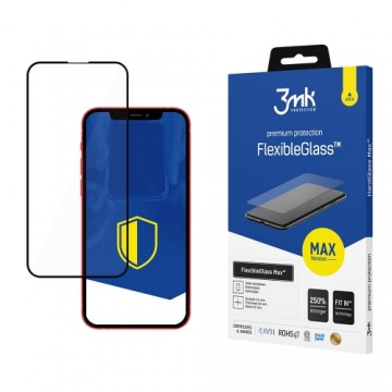 Apple iPhone 13|13 Pro Black - 3mk FlexibleGlass Max™ screen protector