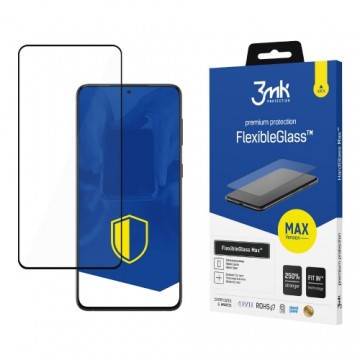 Samsung Galaxy S21 5G Black - 3mk FlexibleGlass Max™ screen protector