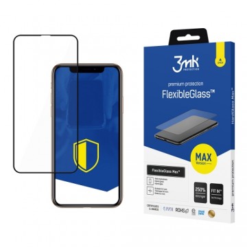 Apple iPhone 11 Pro Max Black - 3mk FlexibleGlass Max™ screen protector