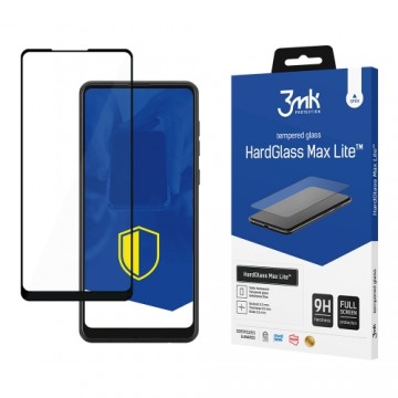 Samsung Galaxy A21 Black - 3mk HardGlass Max Lite™ screen protector