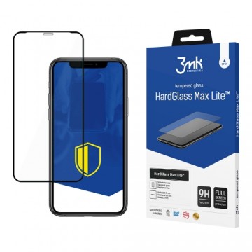 Apple iPhone Xs Black - 3mk HardGlass Max Lite™ screen protector