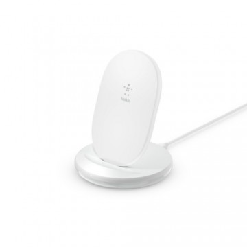 BELKIN CHARGING STAND BOOSTCHARGE 15W PSU, WHITE