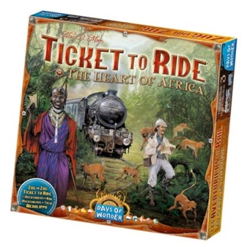 Noname Days of Wonder Ticket to Ride Map Collection #3 Africa