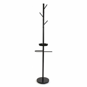 Hat stand Versa Noa Black Metal (30 x 5,5 x 30 cm)