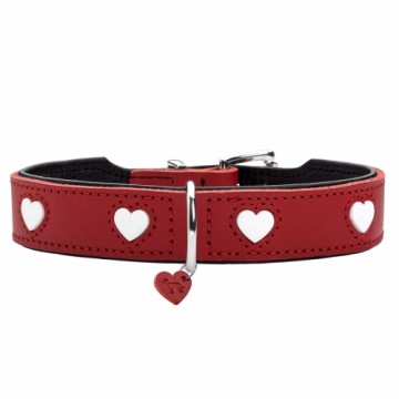 Собачий ошейник Hunter Love S/M 35-40 cm Rojo/Blanco